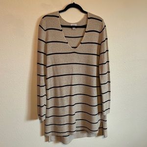 Old Navy Striped Tunic Sweater